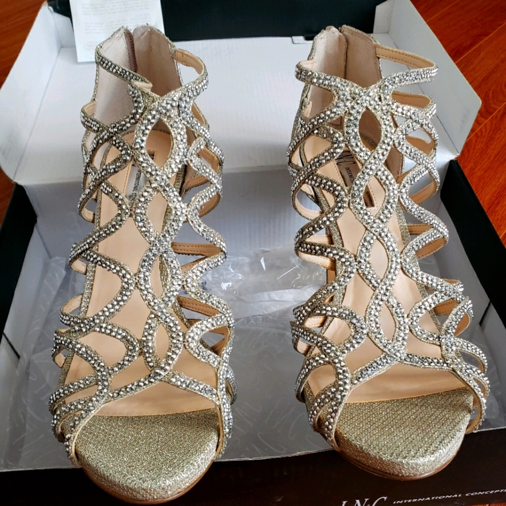 Chamagne Gold heels